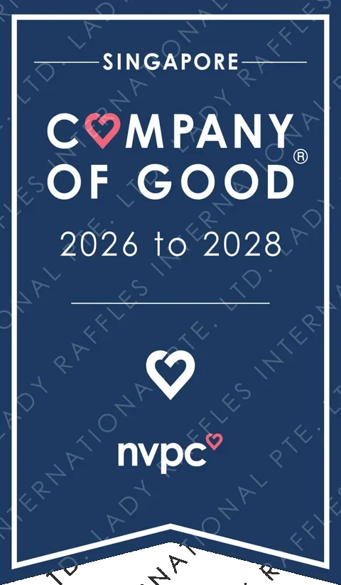 Company of Good 2026 to 2028, a Singapore recognition mark from the National Volunteer & Philanthropy Centre