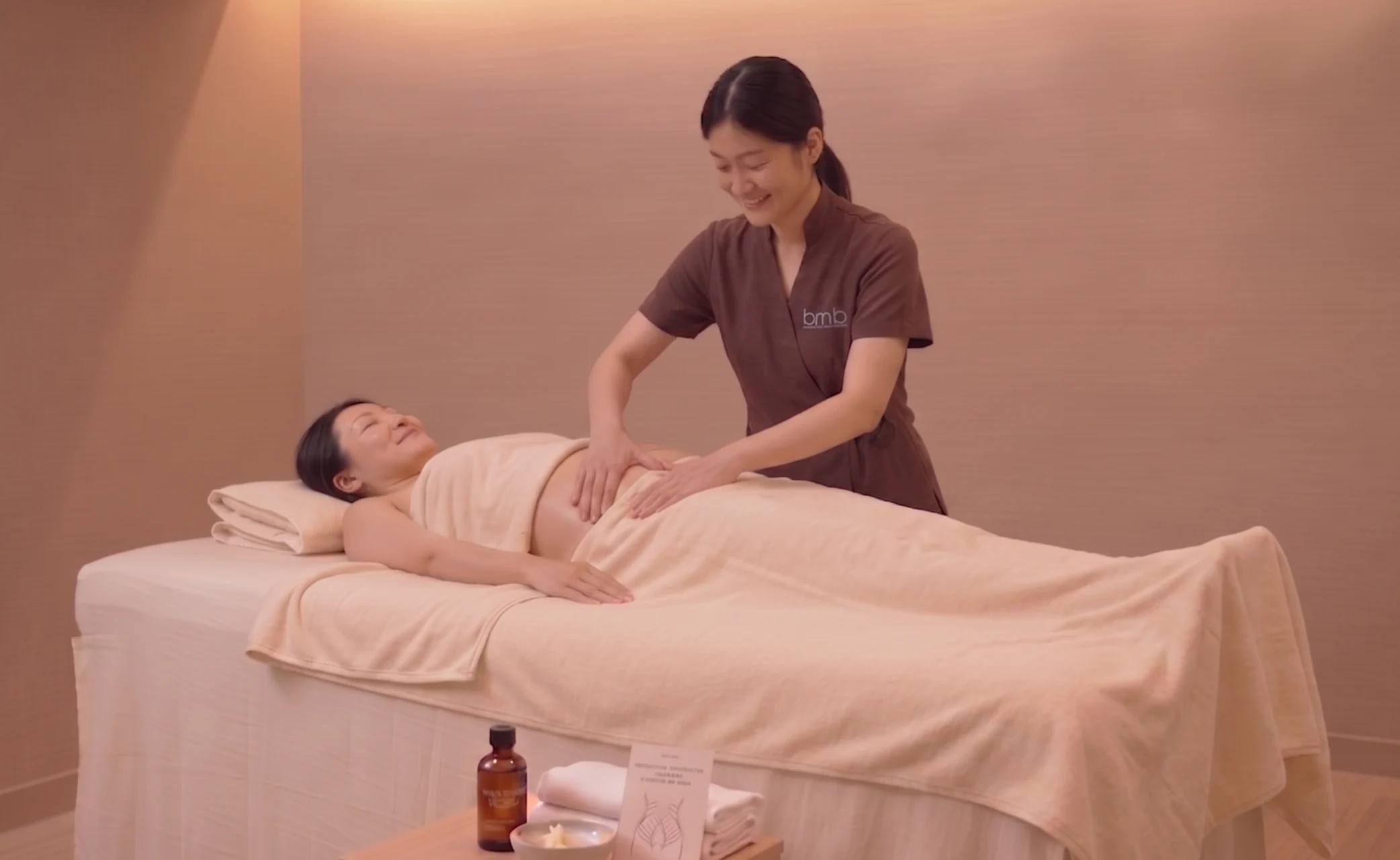 LPG body slimming treatment on a postpartum mum at BMB
