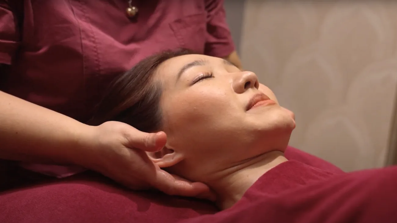 Prenatal massage in progress at BMB