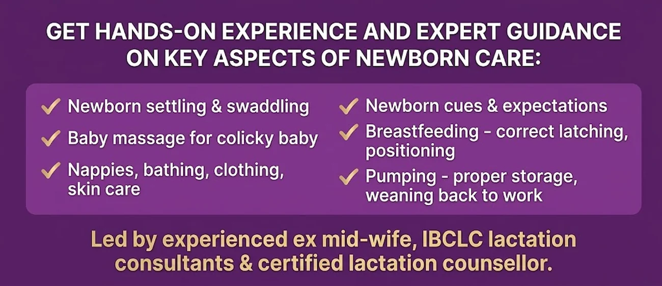 BMB Care of Newborn Course at-a-glance: date, fee, and what's covered